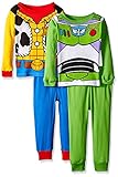 Disney Toy Story Woody Buzz 4 piece Pajamas Set (Toddler)