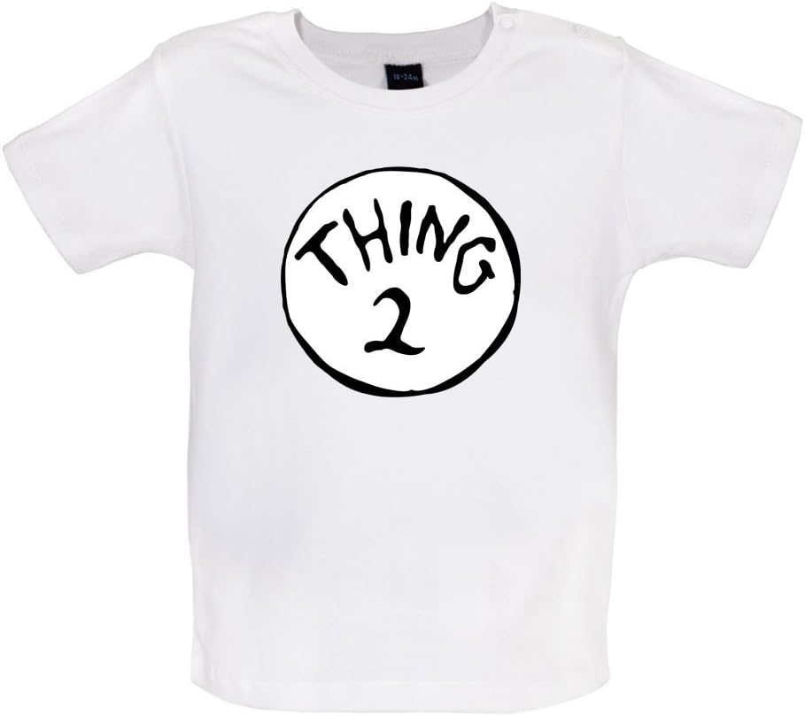 Dressdown Thing 2 - Baby/Toddler Funny T-Shirt - 8 Colours - Ages 3-24 Months