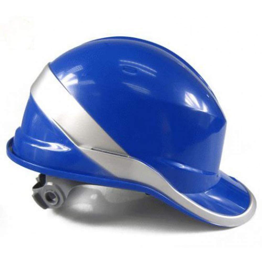 Delta Plus DIAM5 Baseball Shape Safety Cap, Adjustable, Blue