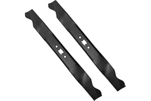 2 Pack Lawn Mower Mulching Blade 21" Cutting Decks Compatible with Troy Bilt Cub Cade Craftsman MTD Replaces 742-04100, 742-0