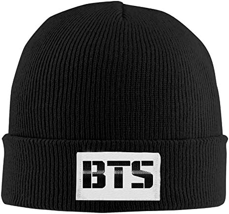 Top Bee Unisex BTS Bangtan Boys Wool Warm Hat Black