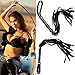 Love Flirting Whip Feather Tickler Leather Hand Spanking Slapper with Faux Leather Floggers Whipthumb 4
