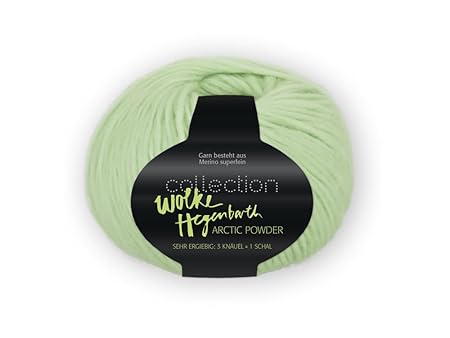 NEUHEIT 2016 aus der Collektion Wolke Hegenbarth!!! 50g 'Artic Powder' Farbe 74 lindgrün