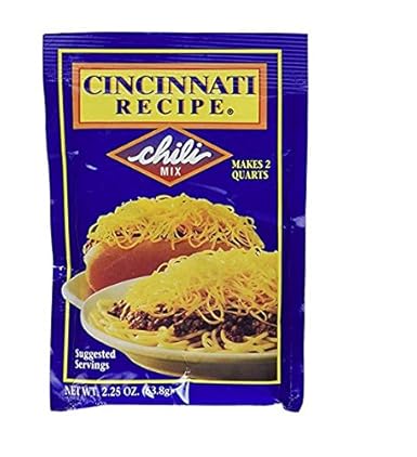Amazon Com Cincinnati Recipe Chili Mix 2 25 Oz Pack Of 3 Grocery Gourmet Food