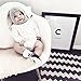 YJYdada Baby Toddler Kids Boy Girl Warm Knitted Caps Crochet Rabbit Ear Beanie Hat Winter (grey)