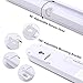 Jebsens T01 Battery Operated LED Closet Light, Wireless Motion Sensor Led Night Light, 14 LED Under Cabinet Lighting, Adjustable Wireless Portable, On/Off/Auto Modes, Cool White
