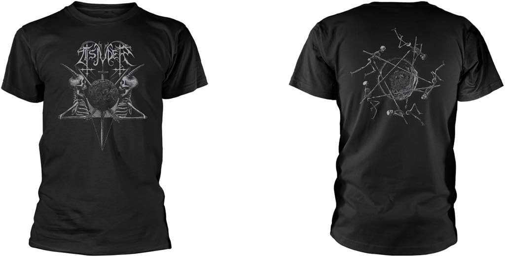 Tsjuder T Shirt Demonic Supremacy Band Logo Official Mens Black S