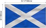 TCTOHZNG Scotland National Flag Saint Andrew's Cross 3x5 ft Polyester view 2