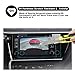 RUIYA 2017 Toyota Corolla In-Dash Screen Protector, HD Clear Tempered Glass Car Navigation Screen Protective Film