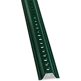 SmartSign U-Channel Sign Post, Medium Weight Sign Post, 8 Feet Tall Baked Enamel Steel Post, Pack of 1