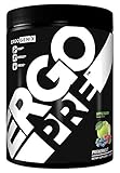 ErgoPre Pre Workout with Carnosyn.  Sugar-free preworkout for pump, muscle stimulation, energy, focus - Apple Berry Flavor, 30 servings