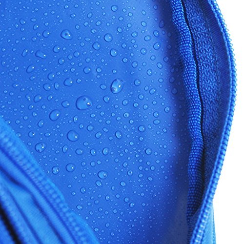 Pencil Case For Boys Girls,izBuy Canvas Pencil Pouch Portable Stylish Pen Cases Nylon Liner Pencil Bag Carrier, Medium Size,Zippered,3074 (Blue)