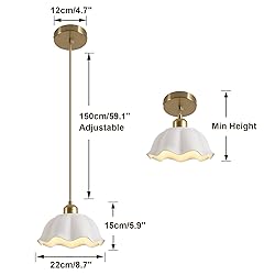Fulesi Ceramic Pendant Light Nordic Vintage Mid