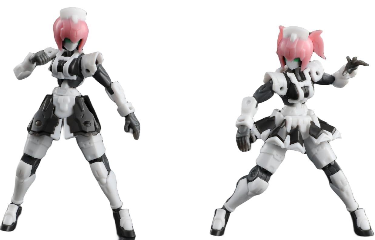 HiPlay KEMO FIFTYSEVEN Plastic Model Kits: Armored Puppet - Yui, Anime Style, 1:24 Scale Collectible Action Figures (Yui)