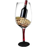 YUANXIN Giant Wine Glass Huge Stemware Creative Oversized Goblet Extra Large Champagne Glasses Beer Mug Red Wine Glasses (Large)