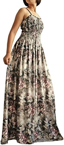 Women Long Maxi Plus Size Dresses Evening Party Boho Prom Floral Vintage Look