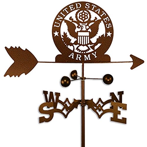ARMED SERVICES US ARMY MILITARY FLAT POST Mount Weathervane ~NEW~
