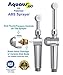 RinseWorks - Aquaus 360 Patented Hand Held Bidet Sprayer - NSF cUPC Certified for Legal Installation - 2 Backflows – Dual Pressure Controls - StayFlex Hose - 3 to 11 Inch Spray reach - 3 Year Warranty