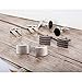 Yadoca 4 Pairs Men Brass/Stainless Steel Cufflinks Set Unique Wedding Business Classic Cufflinks