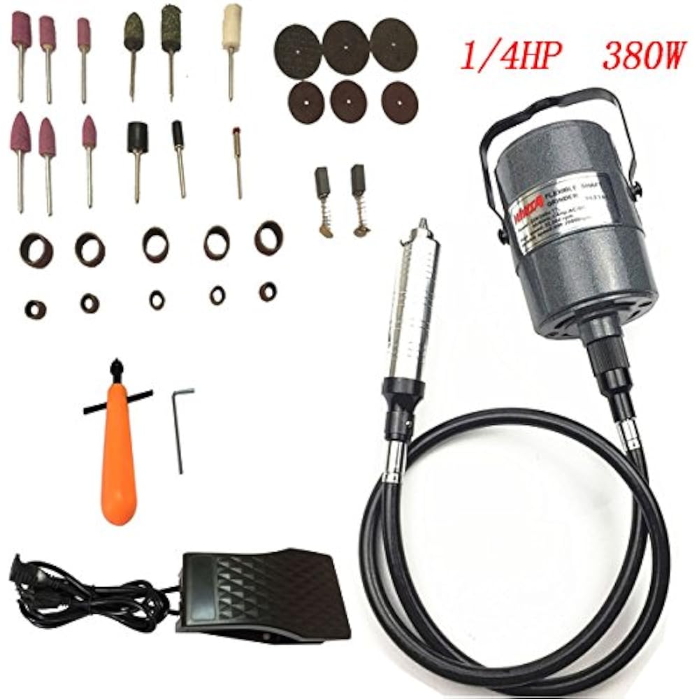 Go2Home Flex Rotary Tools Shaft Grinder Carver Hanging Electric, Multi
