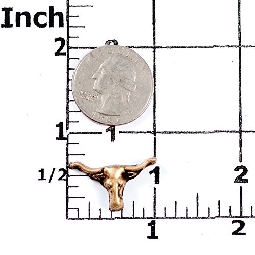 Miniature Steer Skull Silicone Mold Food Safe Mold Craft Jewelry Mold. Perfect size to make western jewelry earrings.