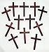 Miniature Wooden Crosses, Set of 12 - Measures 3 Inch - Sunday School, Church Fundraisers, Favors, Baptisms, Confirmation and Religious Gifts
