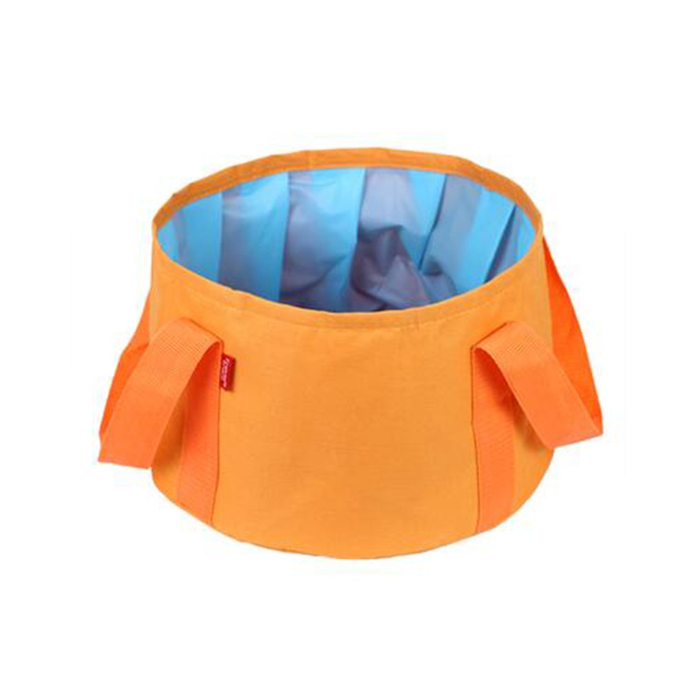 ELDETU Folding Basin Portable Outdoor Camping High Capacity Travel Trace Folding Wash Feet Foot Soak Basin Collapsible Bucket Water Bag