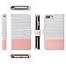 ULAK Compatible with iPhone 8 Plus/iPhone 7 Plus Wallet Case with 9 Card Holder, Premium PU Leather Flip Cover with Magnetic Closure Shockproof Case for iPhone 7 Plus/8 Plus, Rose Gold