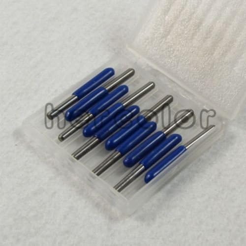 KuierShop(TM) 10X Carbide PCB Engraving Bits CNC Router Tool 15° 0.2mm