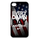 Nike Every Damn Day American Flag #18 iPhone 5 5s Black Cell Phone Case