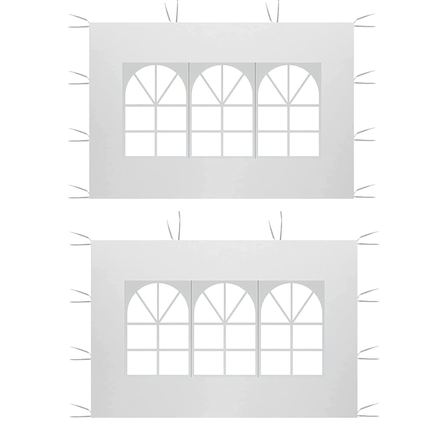 CiCixixi Gazebo Side Panels, 2 Pack 2x3m Waterproof Oxford Fabric, Side Replacement for Garden Gazebo, Outdoor Party