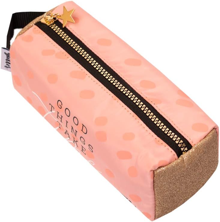 Grupo Erik Glitter Pencil Case - 8 x 3 x 3 inches - 21 x 7.5 x 7.5 cm - Large Kids Cosmetic Case - Cute Stationery - Cool Gifts - Image 3