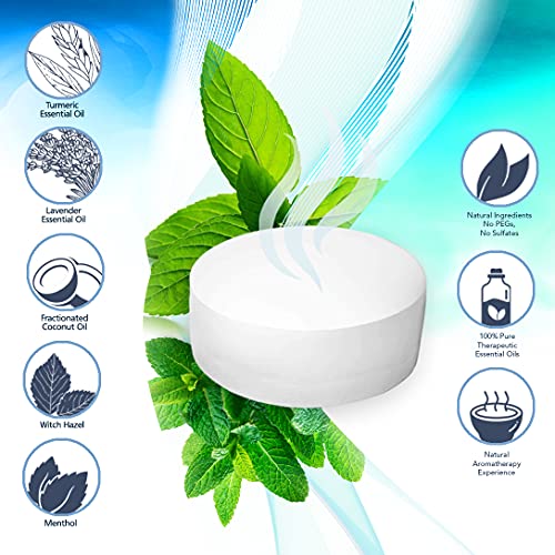 New Turmeric Shower Tablets (10 Tablets) with Turmeric and Lavender