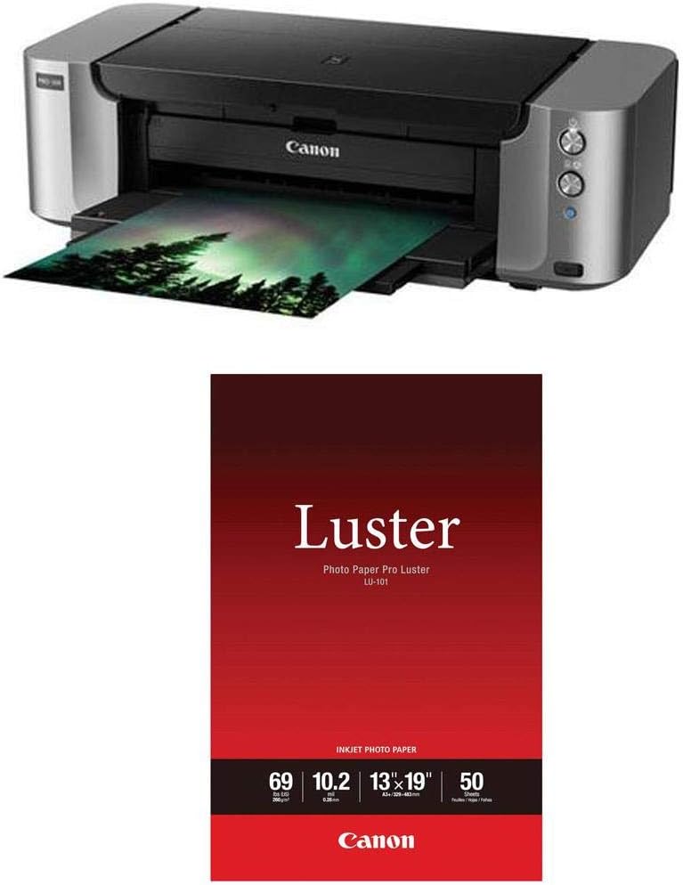 Amazon.com: Canon PIXMA PRO-100 Professional Inkjet Photo Printer, 4800x2400 Resolution, WiFi 