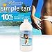 Belloccio Simple Tan Quart Bottle of Professional Salon Sunless Tanning Solution with 10% DHA and Dark Bronzer Color Guide