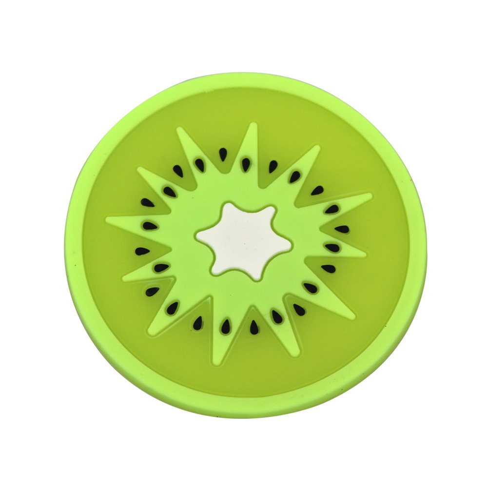 Sottobicchieri con disegni di frutta colorata in silicone della Sottobicchieri con disegni di frutta colorata in silicone della FCBB set di 6 Amazon Casa e cucina