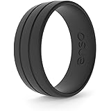 Ultralite Silicone Wedding Ring – Men’s Hypoallergenic Wedding Band – Comfortable Band for Active Lifestyle - Medical Grade Silicone – 1.27mm Thick Band