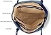 Borgasets New Lady's Genuine Leather Casual Vinatge Top Handle Tote Shoulder Bag Satchel Purse Handbag for Women (Blue-2)