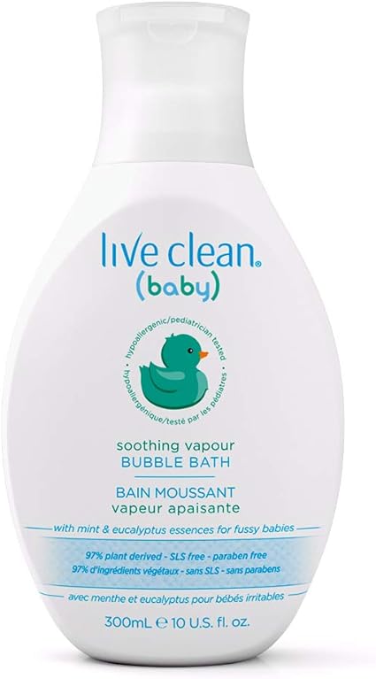 live clean bubble bath