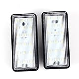 Anzio 2 X 18 1210-SMD LED Direct Replacement License Plate Light Kit for Lexus LX470 GX470 Toyota Land Cruiser Cygnus 100-Series - Xenon White