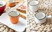 CHOOLD Colorful Mini Ceramic Creamer and Serving Pitcher - Coffee Milk Jug for Kitchen - 4Pcs (Multiple Colors)