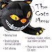 Halloween Haunters 6 Foot Long Inflatable Scary Black Cat Yard Prop Decoration Animated Rotating Turning Shaking Head Flashing Red LED Eyes - Pouncing Indoor Outdoor Lawn Blow Up Haunted House Party