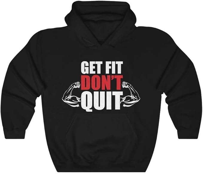 Pullover Sweater Fitness Muscle Intensive Exercise Unisex Hoodie Get