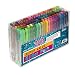 Feela 200 Pack Glitter Gel Pens Set 100 Gel Pen plus 100 Refills for Adult Coloring Books Drawing Art Markers primary