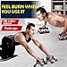 3-In-1 Ab Roller Kit - Workout Equipment for Push Up Abdominal Workout and More Strength Training - Perfect Exercise Equipment for Home Gym (Include Knee Pad)