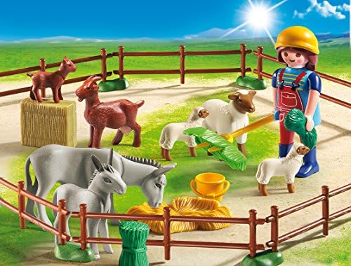 playmobil farm animal pen
