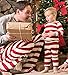 Burt's Bees Baby Baby Toddler & Kids Pajamas, Tee and Pant 2-Piece PJ Set, 100% Organic Cotton, Red Rugby Stripe, 3T