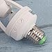 Chinatera Light Sensor Socket Light Switches Motion Sensing Light Socket Adjustable 360 Degree E27 socket