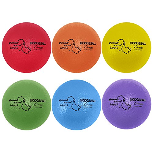 Champion Sports Rhino Skin Basic Dodgeball Set, 7"