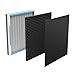 3-in-1 Replacement Filter (1-Pack) Compatible with Oregon Scientific CF8410 Air Purifier (also fits Ivation IVAHAP300 & SereneLife PSLAPU35), Premium Replacement Filter